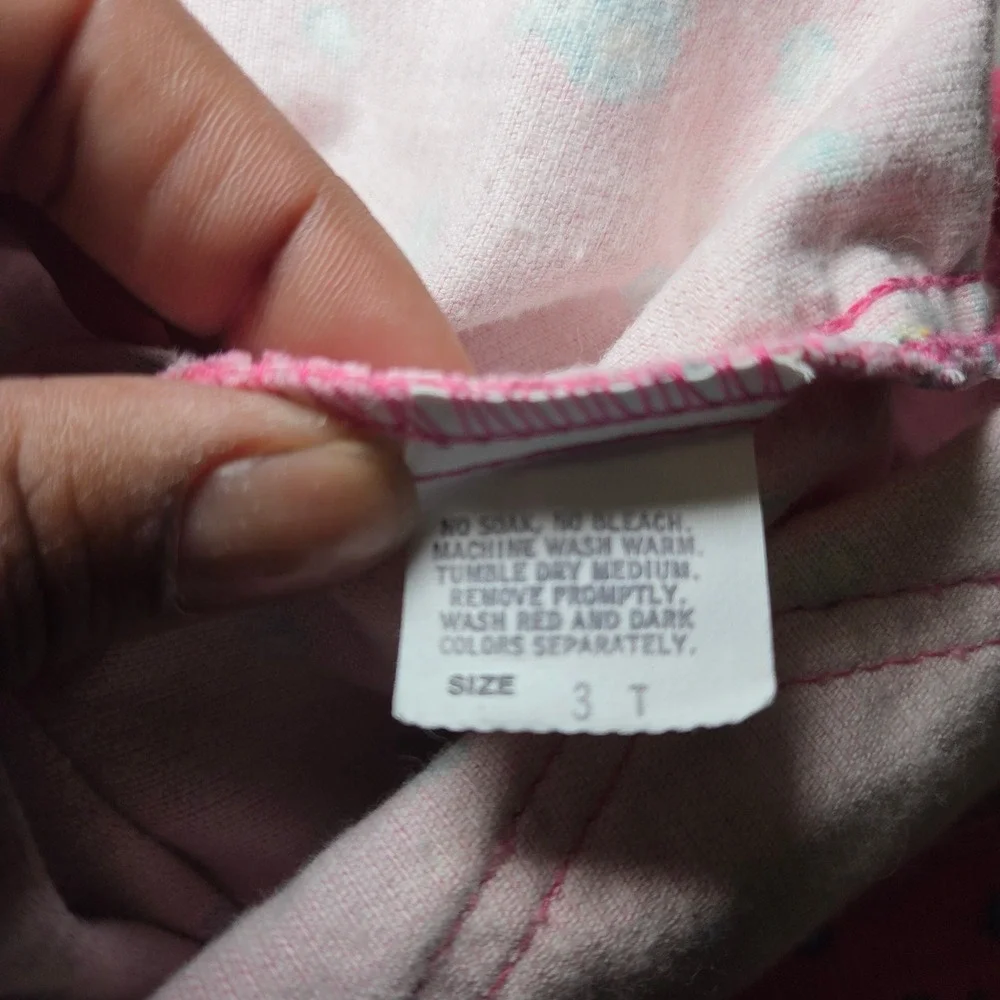 OshKosh B'Gosh Girls Vintage Pink Corduroy Floral Jumper Dress Size 3T
